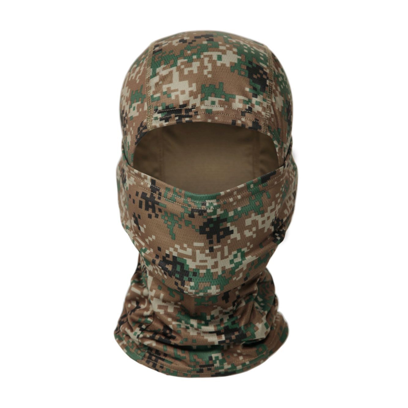 VLTGE tactical balaclava full face mask camo streetwear front view camouflage 